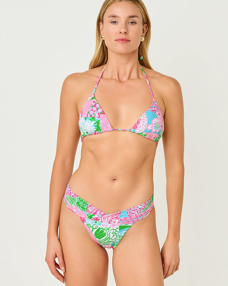 Lilly Pulitzer - Jamya Bikini Top - Multi Crazy Quilt