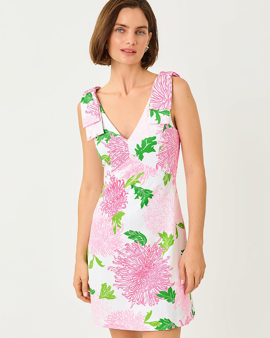 Lilly Pulitzer - Janine Skirted Romper - Resort White Lil Go With The Flow