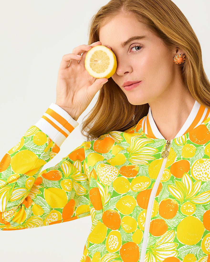 Lilly Pulitzer - Jaydea Jacket Upf 50 Plus - Island Palm Zesty