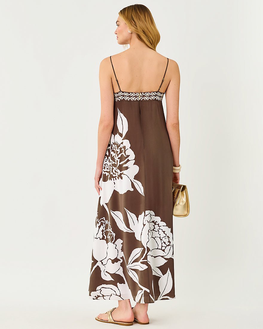 Lilly Pulitzer - Jesslyn Silk Maxi Slip Dress - Coco Beach Marni
