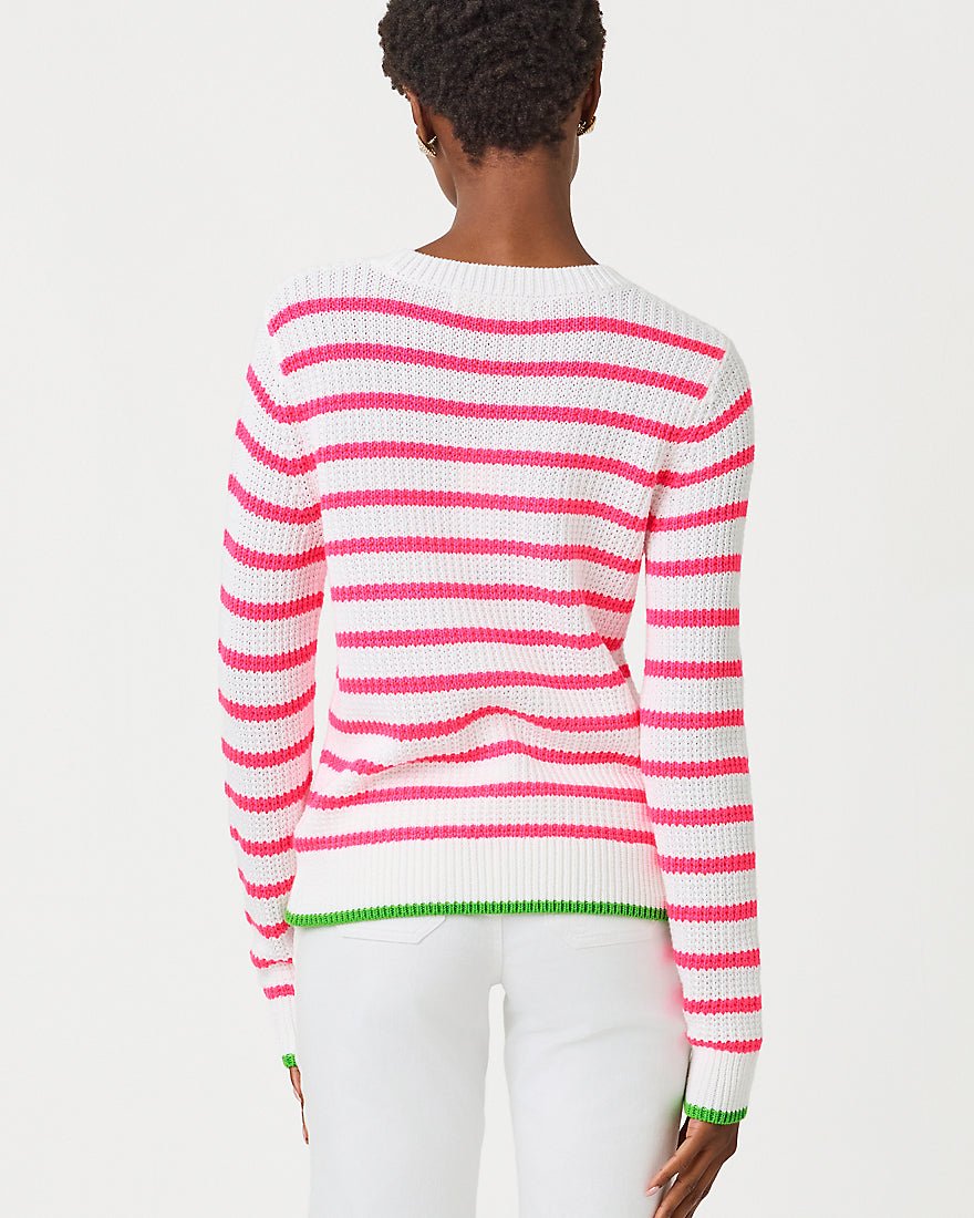 Lilly Pulitzer - Jovienne Sweater - Resort White Shine Bright Stripe