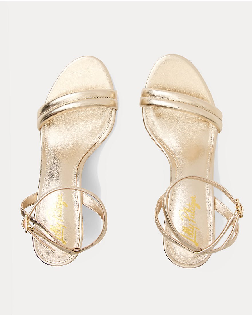 Lilly Pulitzer - Junie Wedge - Gold Metallic