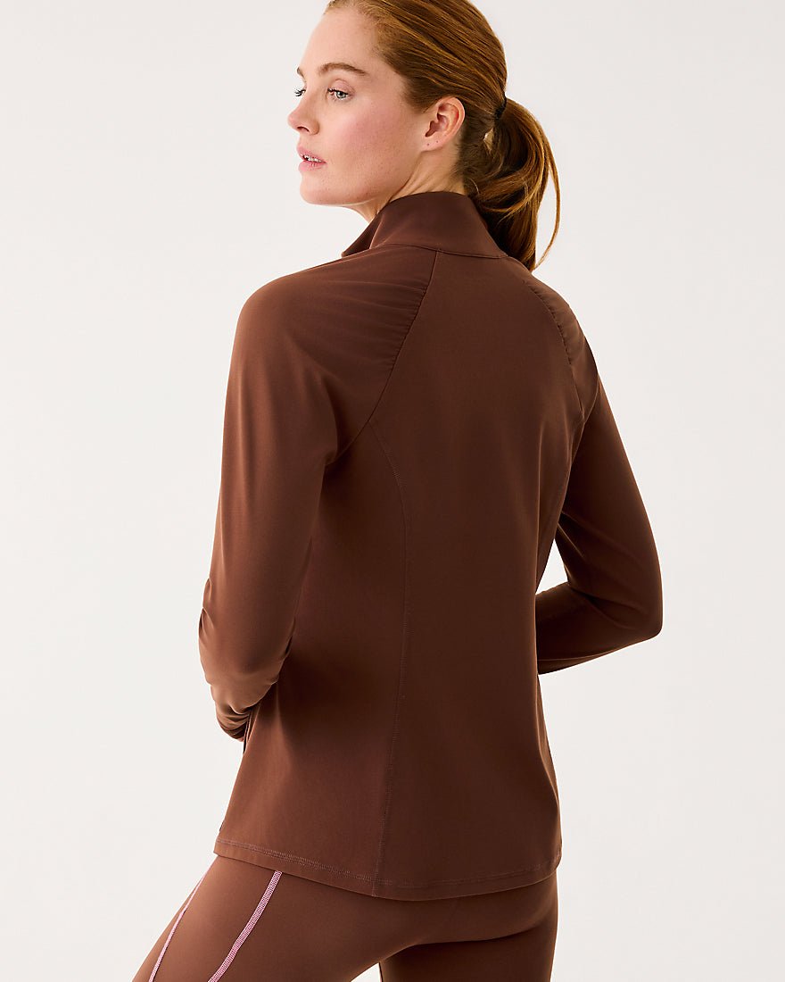Lilly Pulitzer - Justine Full Zip Jacket Upf 50 Plus - French Roast