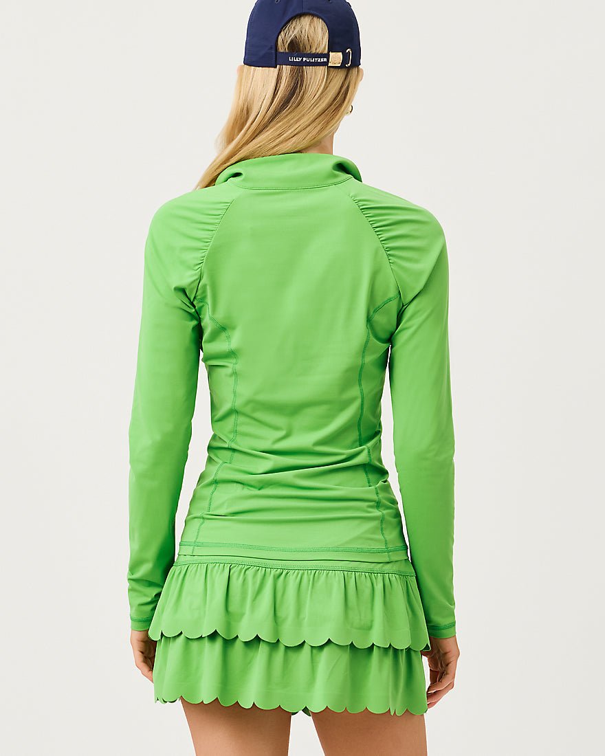 Lilly Pulitzer - Justine Half Zip Upf 50 Plus - Chateau Green