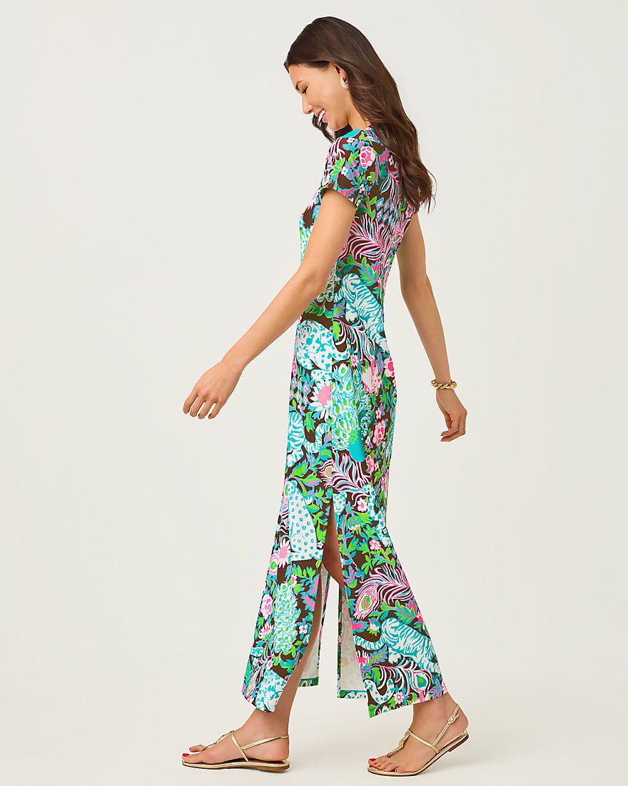 Lilly Pulitzer - Kaden Upf 50 Plus Maxi Dress - Multi Oversized Royal Zoo