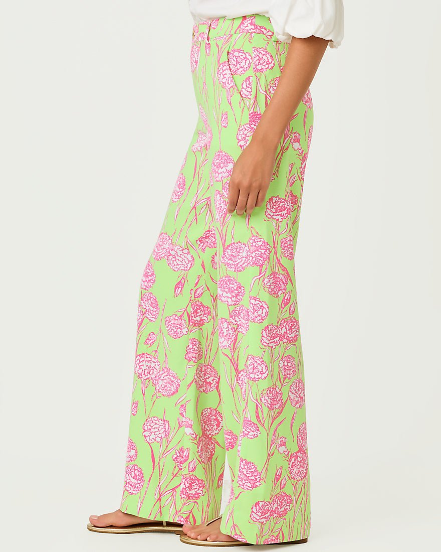 Lilly Pulitzer - Katerini Palazzo Pant - Pistachio Macaron Alina