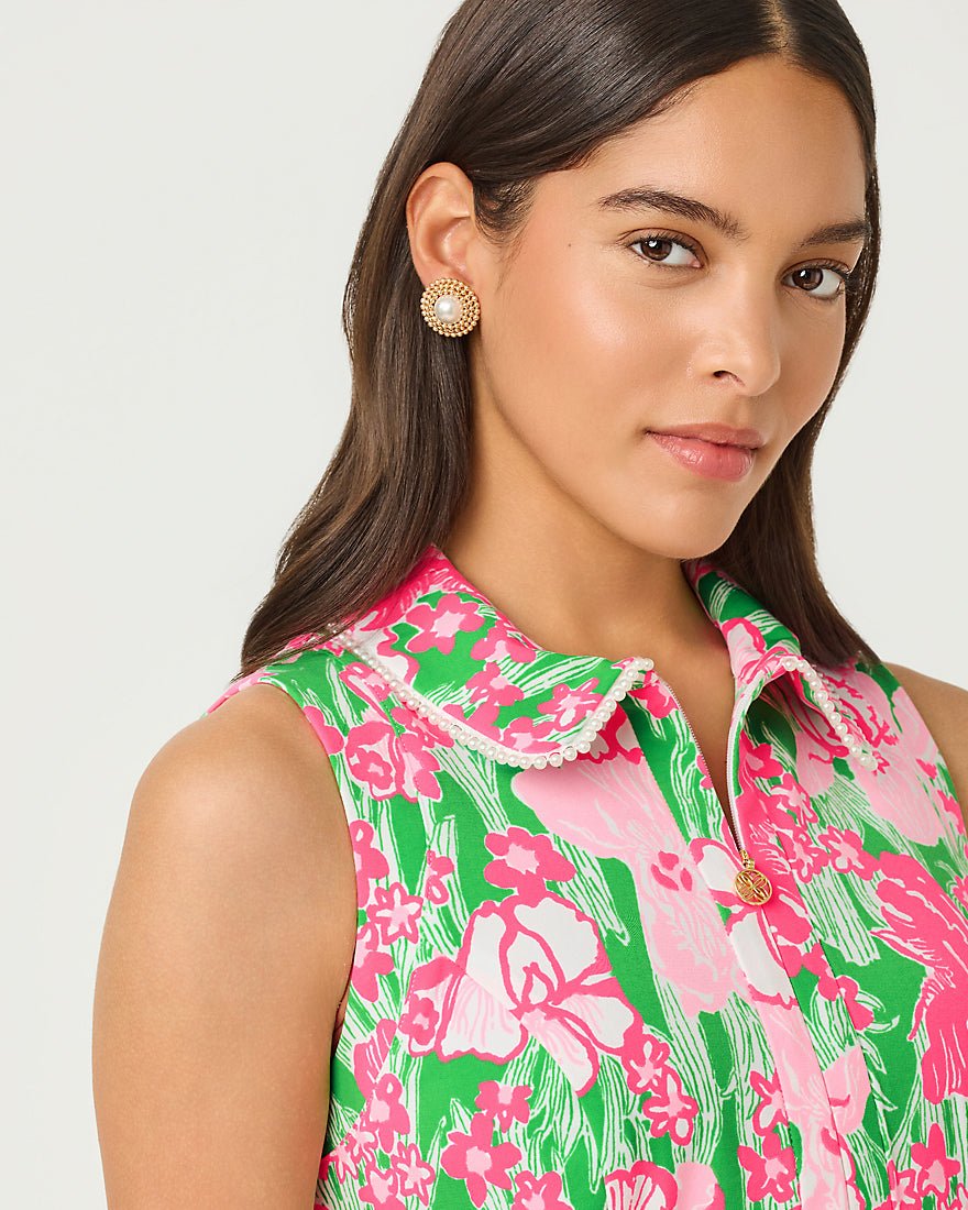 Lilly Pulitzer - Kathy Pearl Dress Upf 50 Plus - Putting Green Hannah