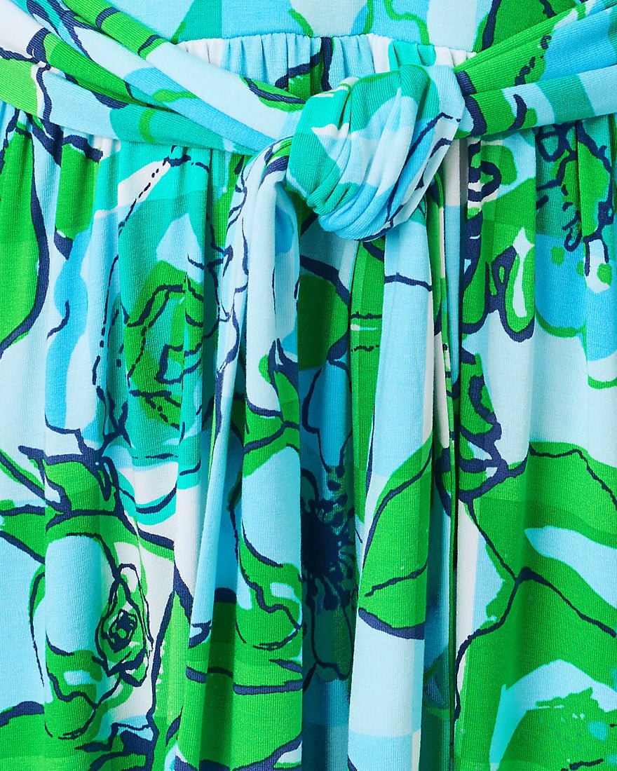 Lilly Pulitzer - Keenan Maxi Dress - Capri Blue Rousseaus Roses