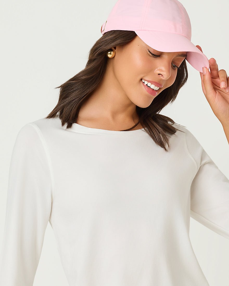 Lilly Pulitzer - Key West Three Quarter Sleeve Top - Resort White