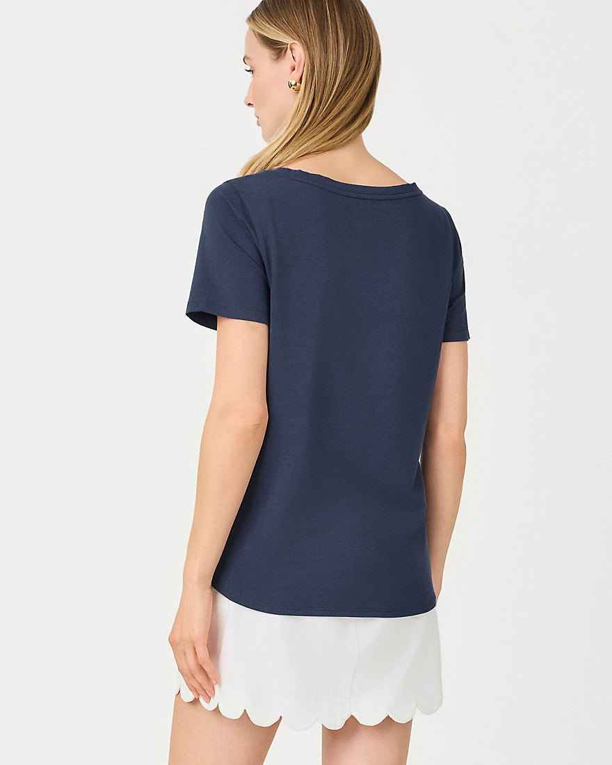 Lilly Pulitzer - Key West Top - Low Tide Navy