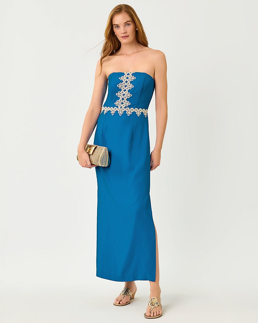 Lilly Pulitzer - Kristella Maxi Dress - Nassau Blue