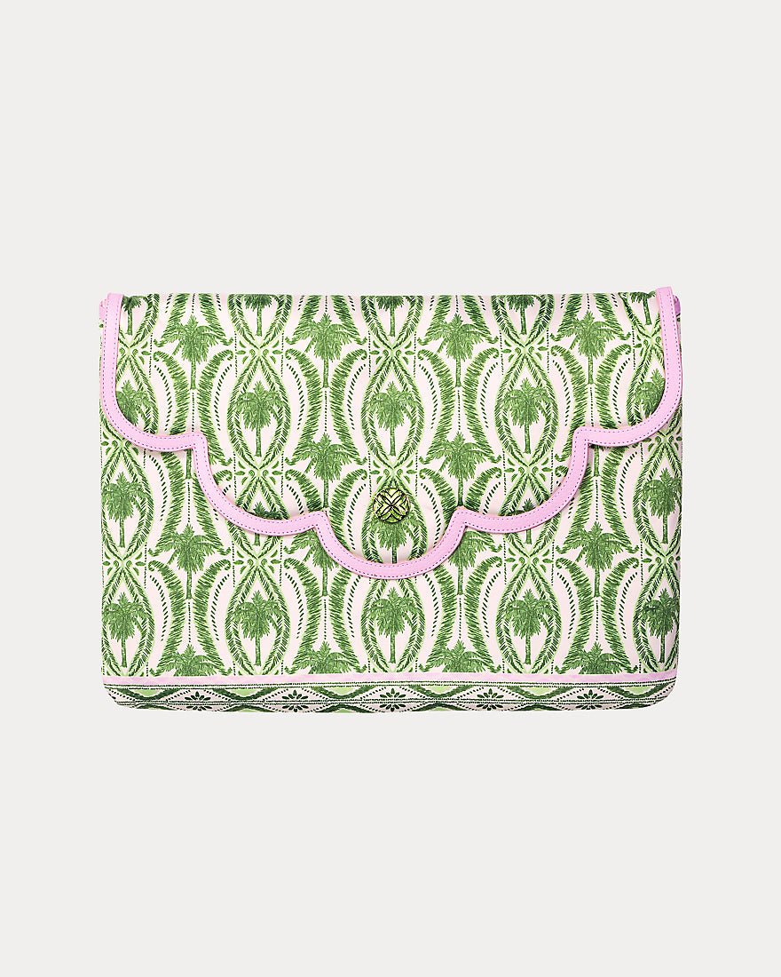 Lilly Pulitzer - Laptop Sleeve - Coconut Textured Palm Stripe