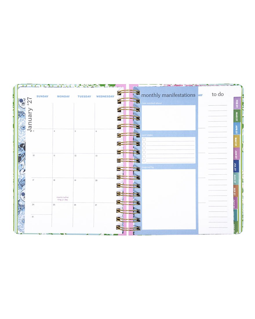 Lilly Pulitzer - Large 17 Month Agenda - Mint Condition Burst of Joy