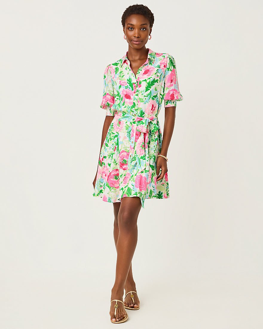 Lilly Pulitzer - Larkyn Shirtdress - Multi Poppy Party