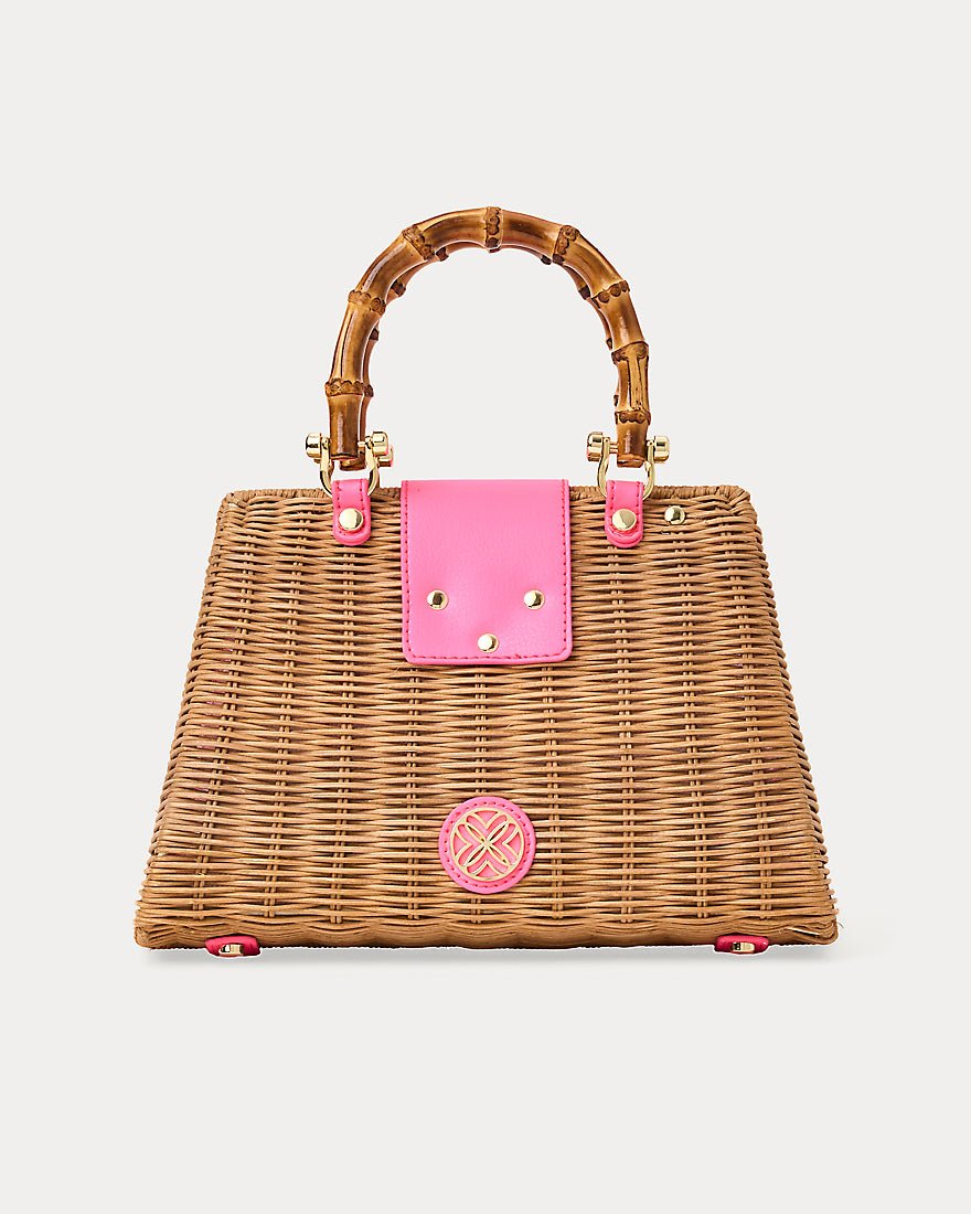 Lilly Pulitzer - Leena Top Handle Bag - Cherry Blossom Pink X Honey