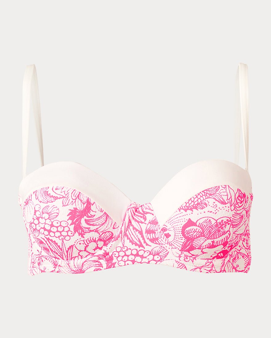 Lilly Pulitzer - Leven Bikini Top - Cherry Blossom Pink Fleur De Lilly