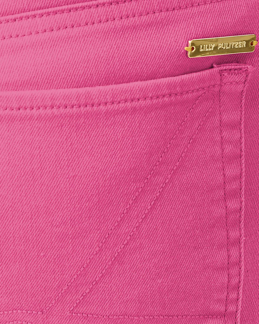 Lilly Pulitzer - Lindessa High Rise Crop Jean - Pink Aster
