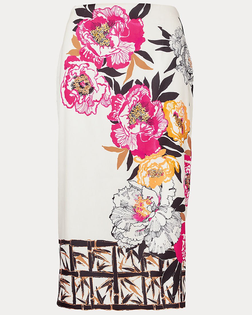 Lilly Pulitzer - Louetta Midi Skirt - Coconut Peony Perfection