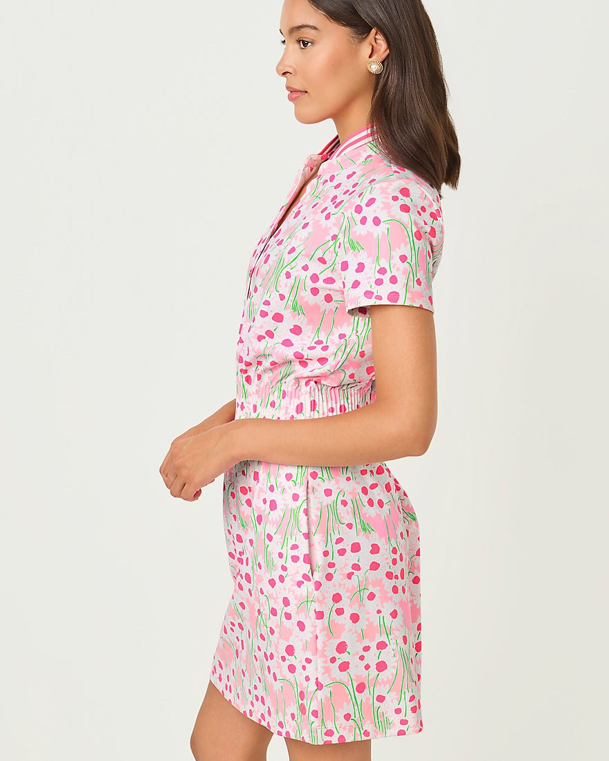 Lilly Pulitzer - Love Active Dress Upf 50 Plus - Conch Shell Pink Lil Sunny Daisies