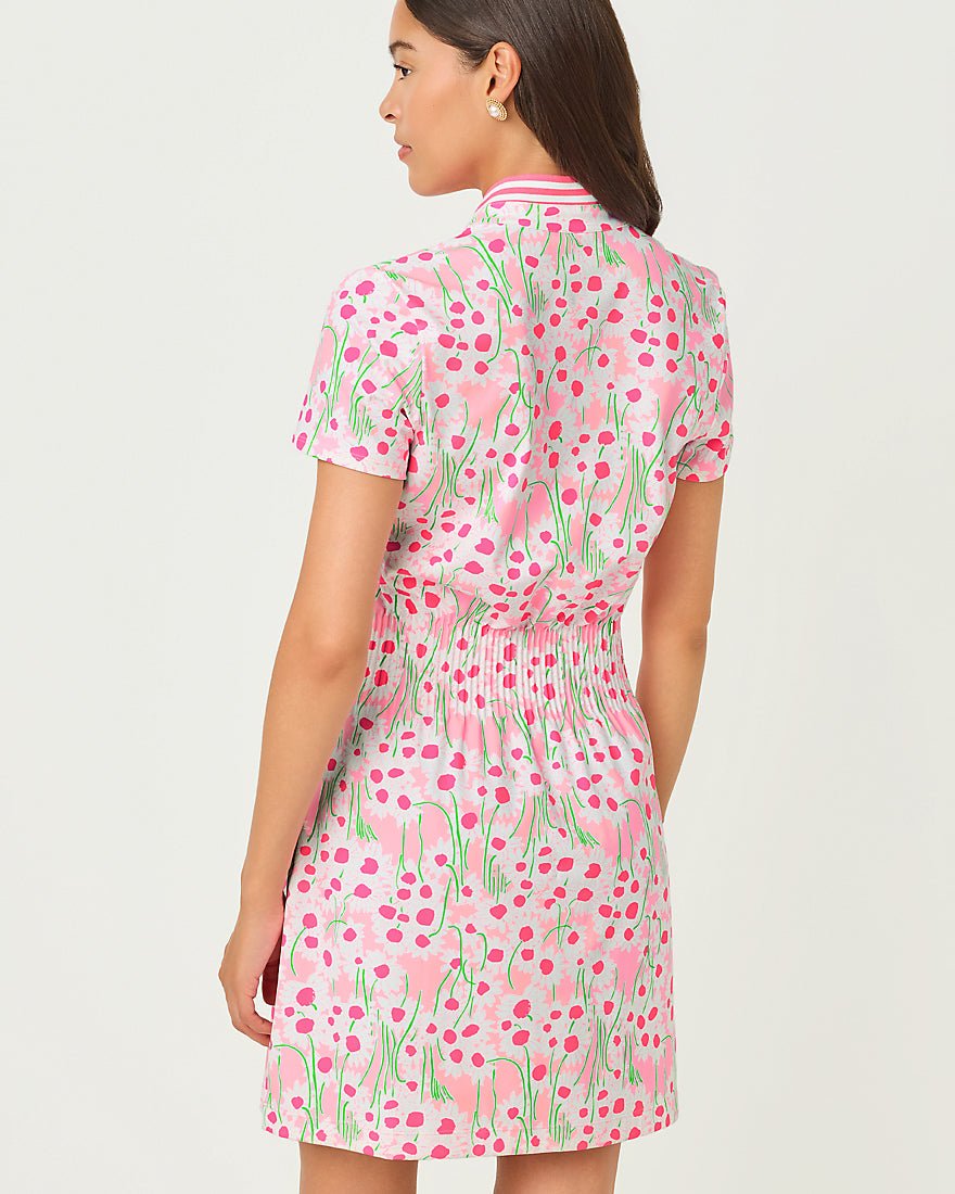 Lilly Pulitzer - Love Active Dress Upf 50 Plus - Conch Shell Pink Lil Sunny Daisies