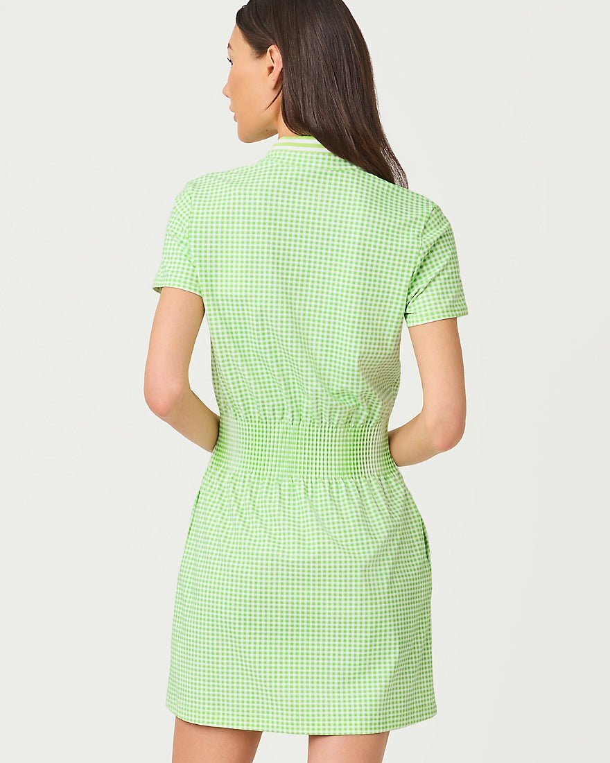 Lilly Pulitzer - Love Active Dress Upf 50 Plus - Pistachio Macaron Lil Check It Gingham