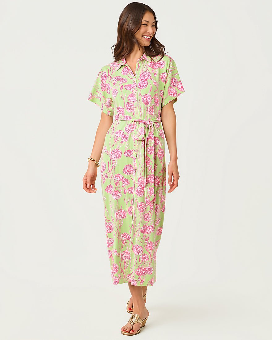 Lilly Pulitzer - Mckennon Upf 50 Plus Maxi Dress - Pistachio Macaron Alina