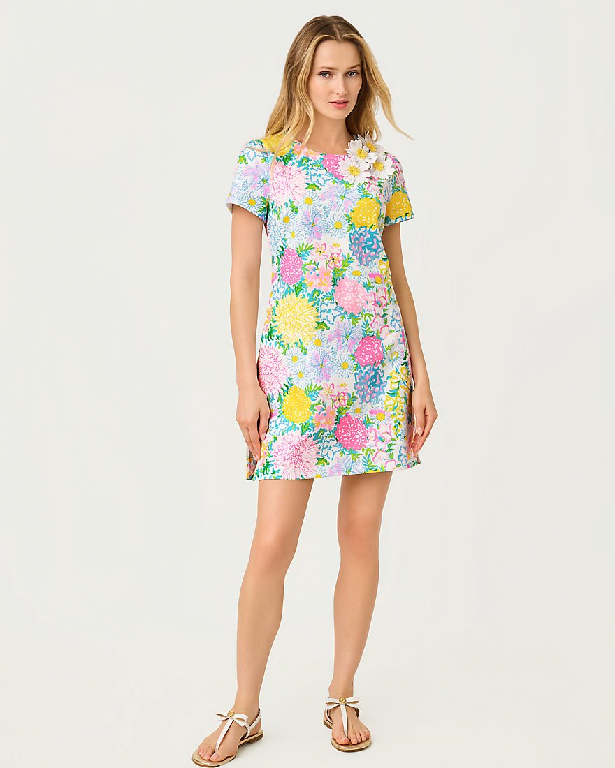 Lilly Pulitzer - Melodie Skirted Romper - Multi Lilly Garden