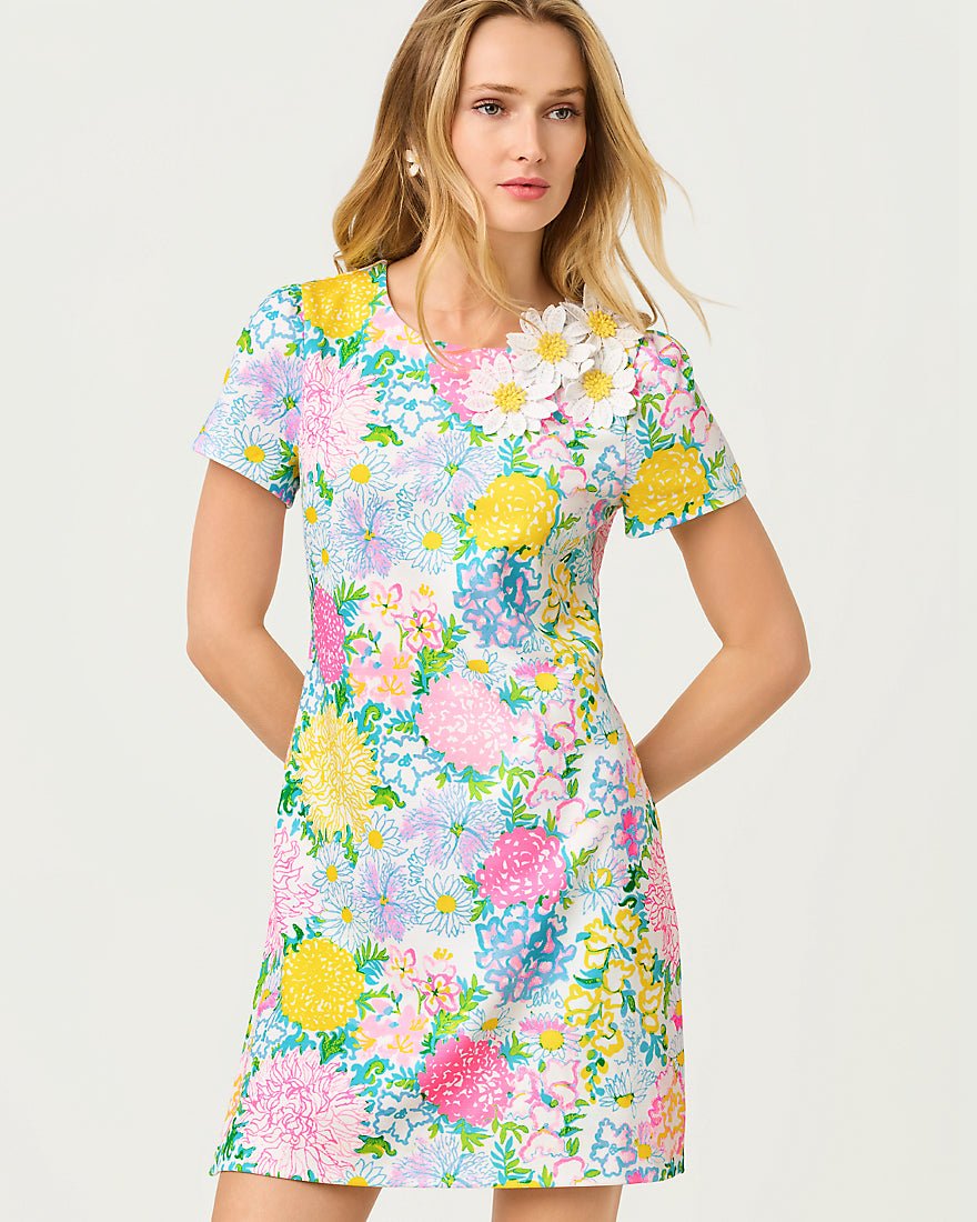 Lilly Pulitzer - Melodie Skirted Romper - Multi Lilly Garden