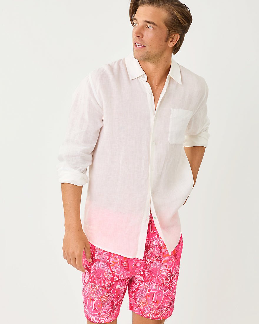 Lilly Pulitzer - Mens Stuff Del Lago Swim Trunk - Paradise Punch Jims Stuff