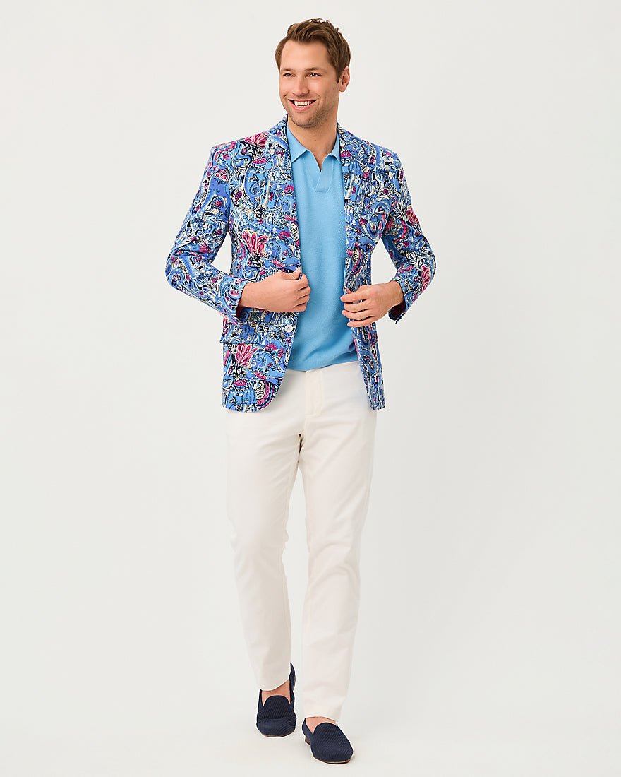 Lilly Pulitzer - Mens Stuff Flagler Blazer - Multi Paisley Parade