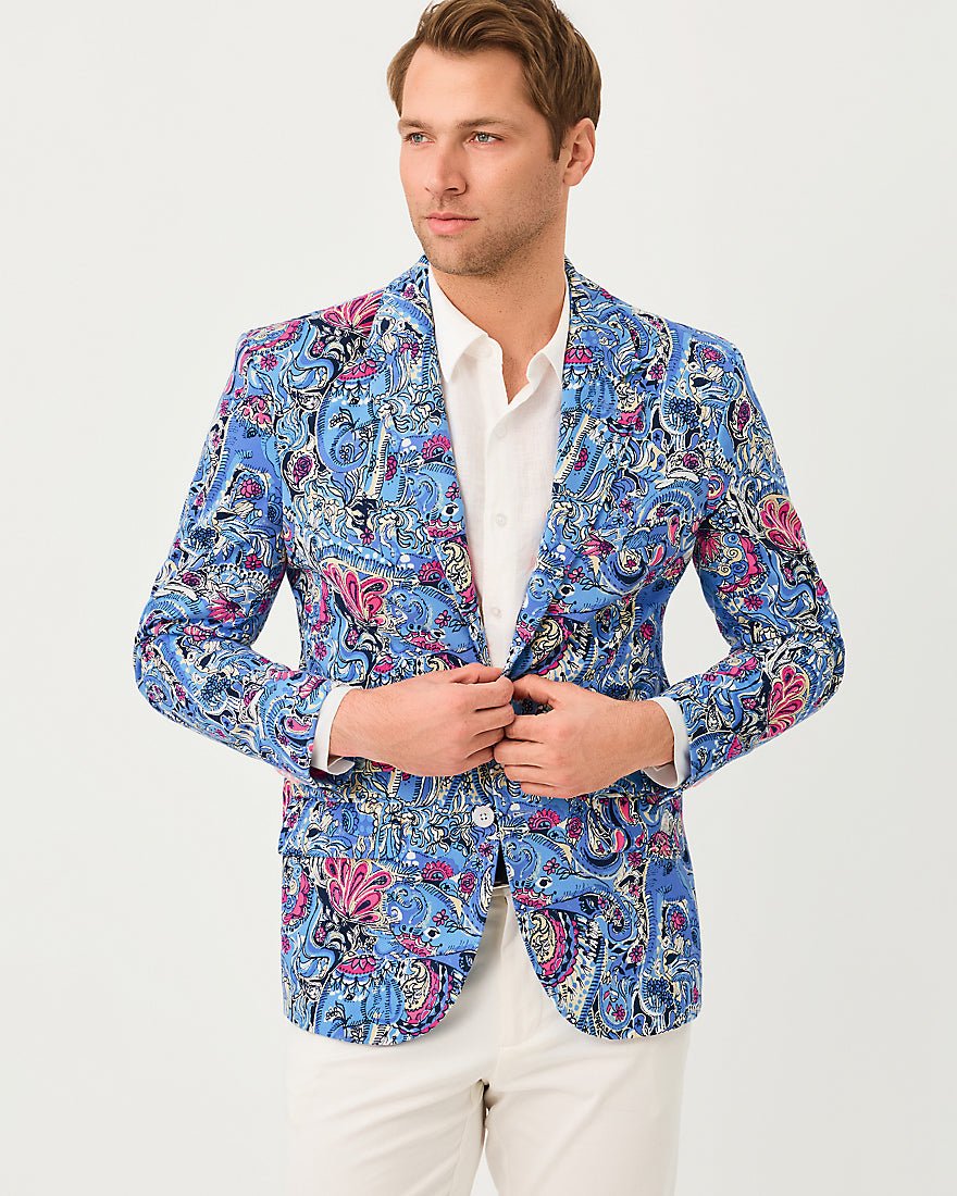 Lilly Pulitzer - Mens Stuff Flagler Blazer - Multi Paisley Parade