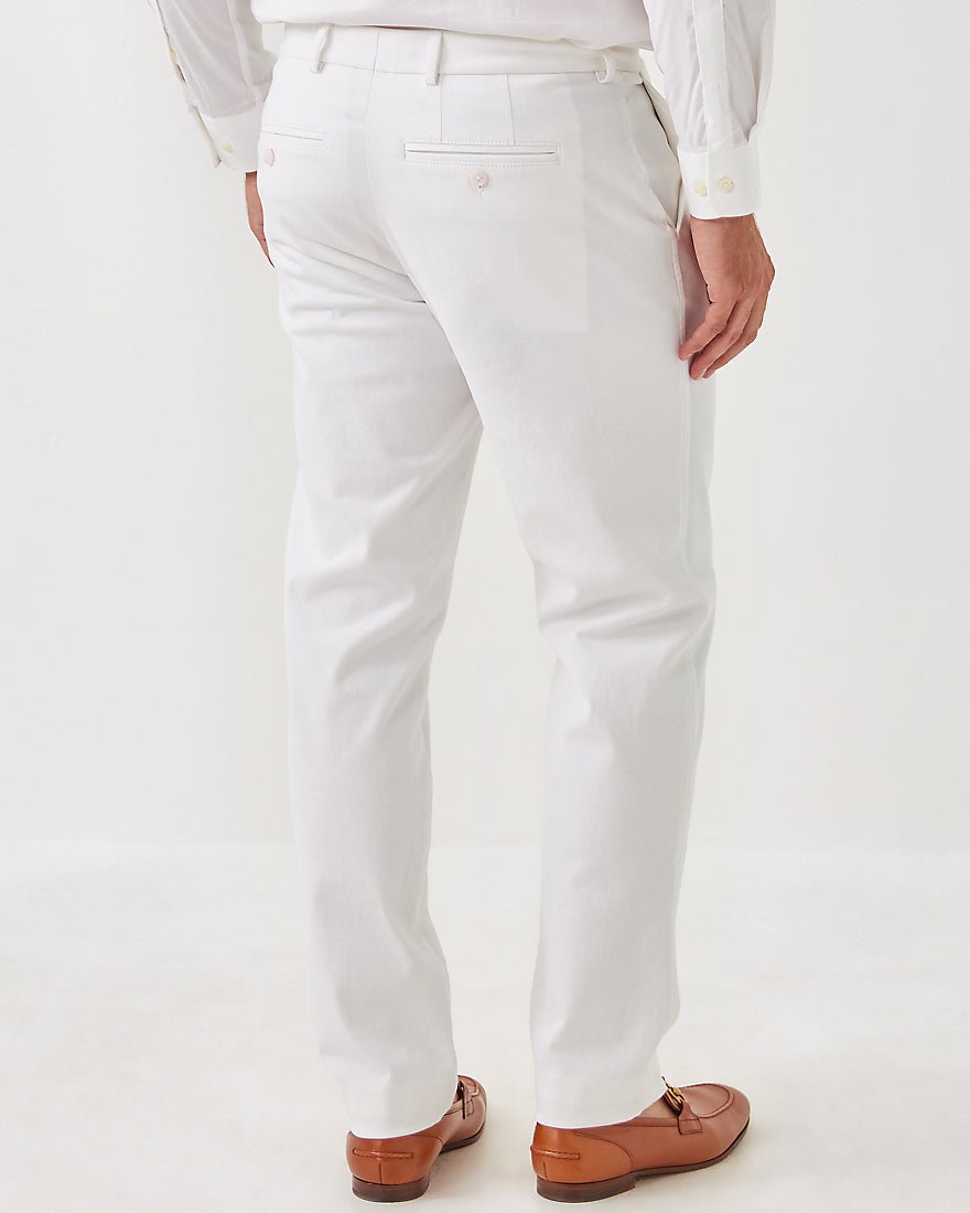 Lilly Pulitzer - Mens Stuff Mizner Stretch Pant - Resort White