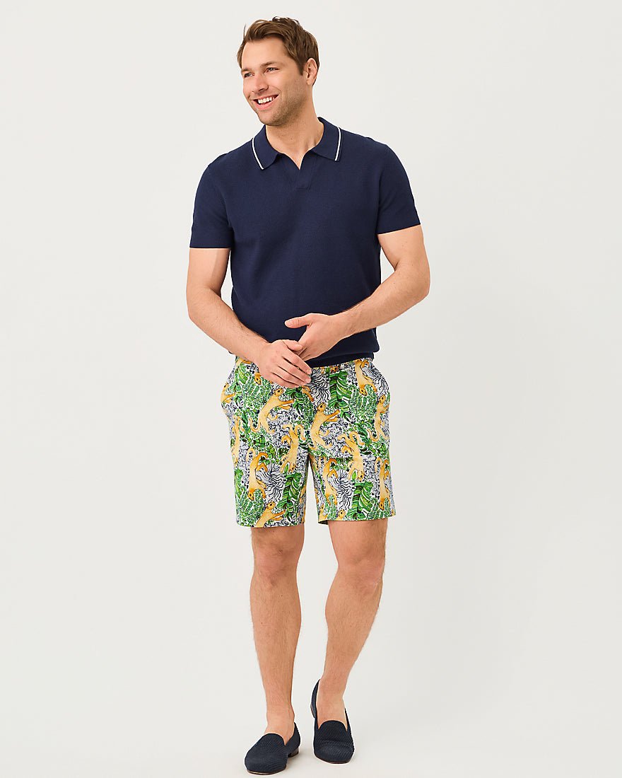 Lilly Pulitzer - Mens Stuff Volk Stretch Short - Multi Lil Palm Prowl