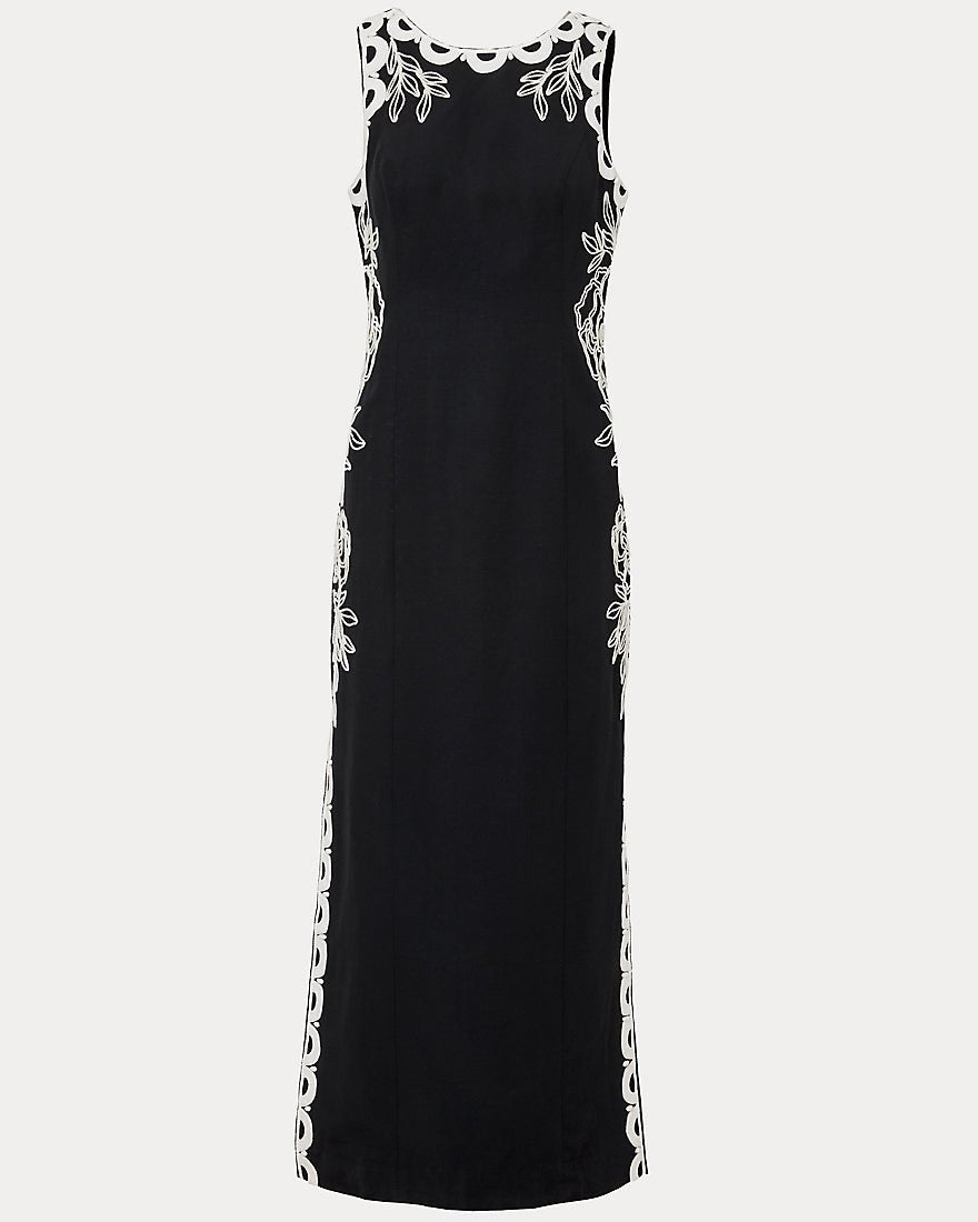 Lilly Pulitzer - Messina Maxi Shift Dress - Noir