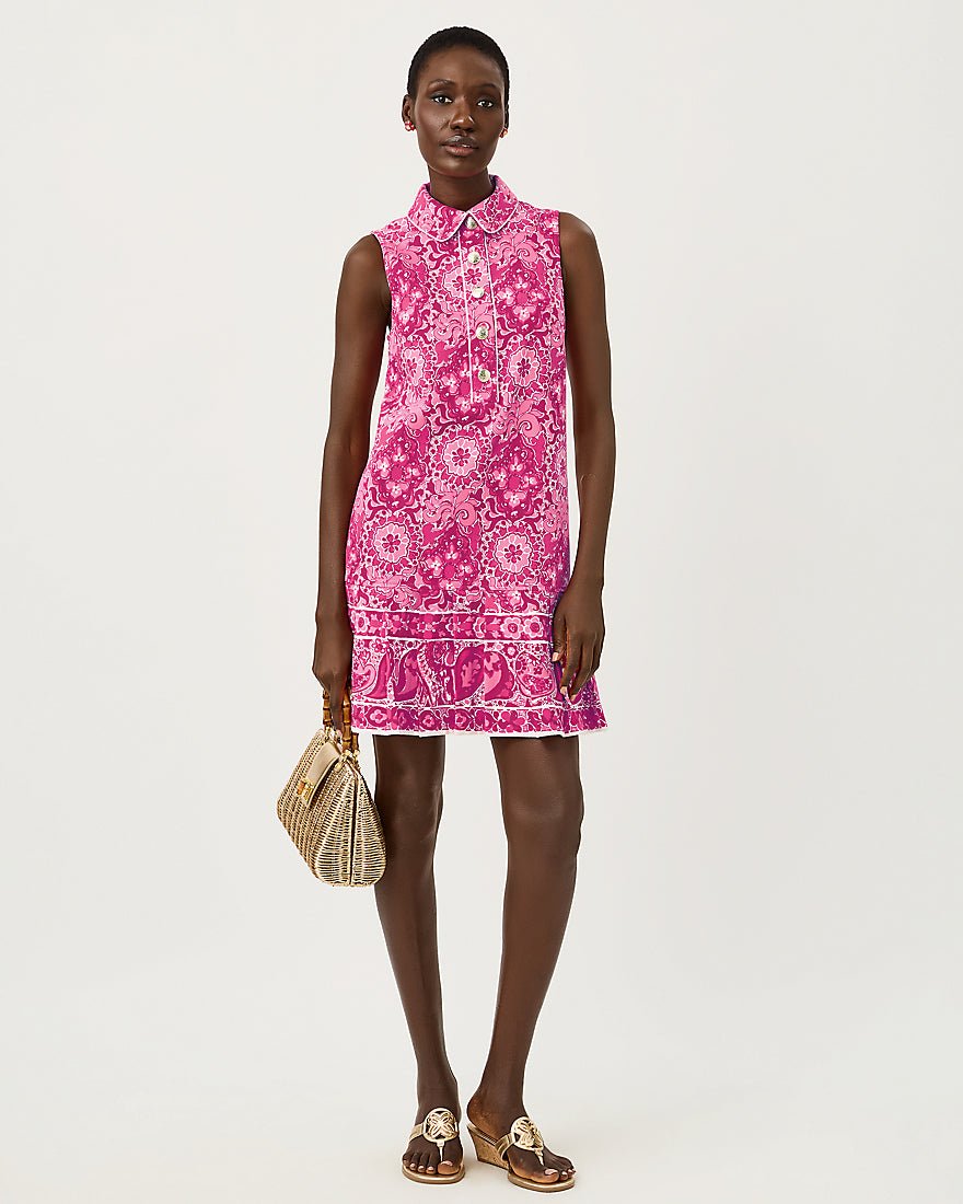 Lilly Pulitzer - Milana Dress - Pink Aster The Casbah Allover
