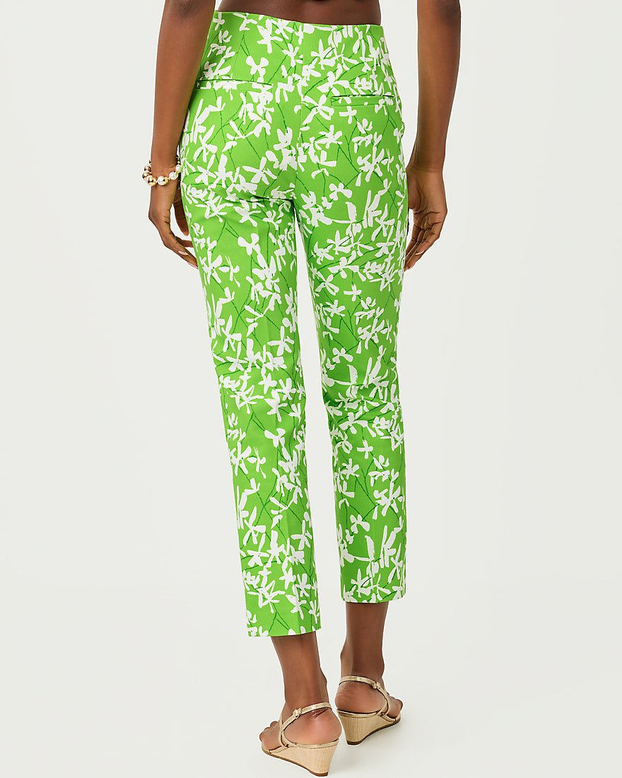 Lilly Pulitzer - Nancee Crop Pant - Crocodile Green Liza