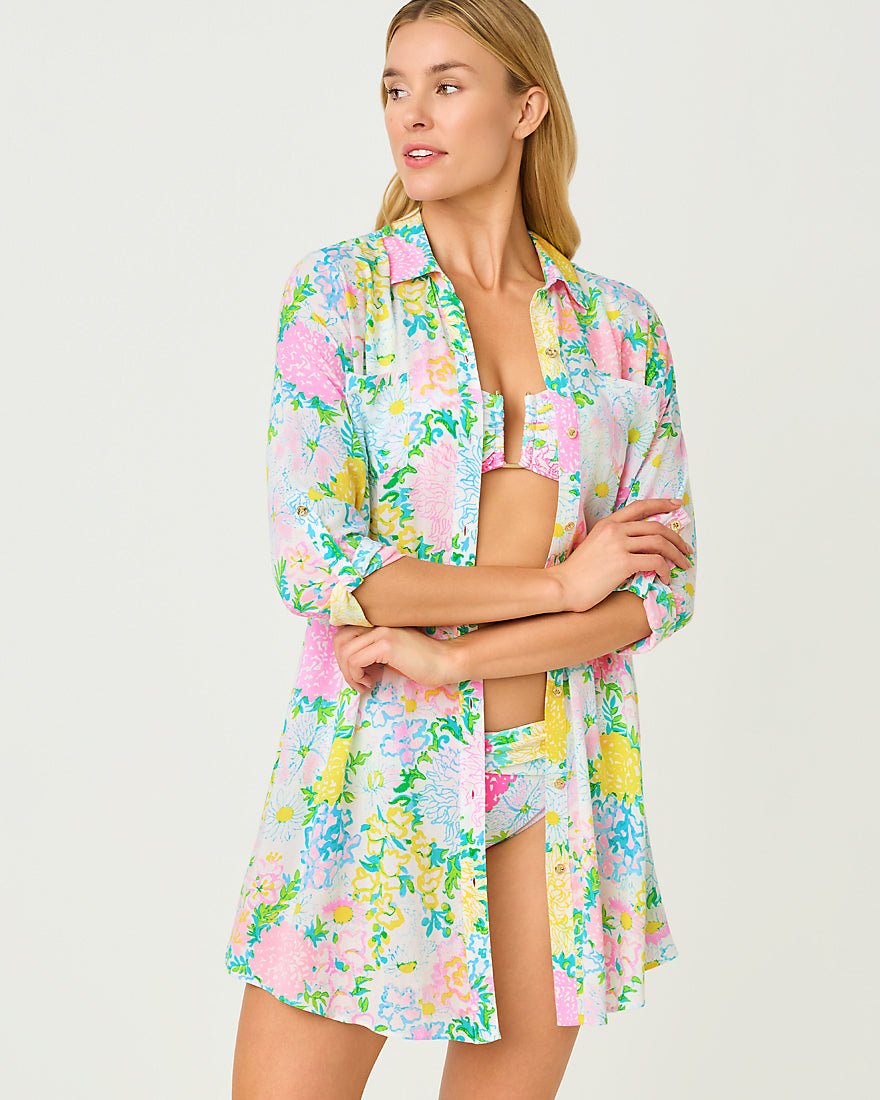 Lilly Pulitzer - Natalie Coverup - Multi Lilly Garden