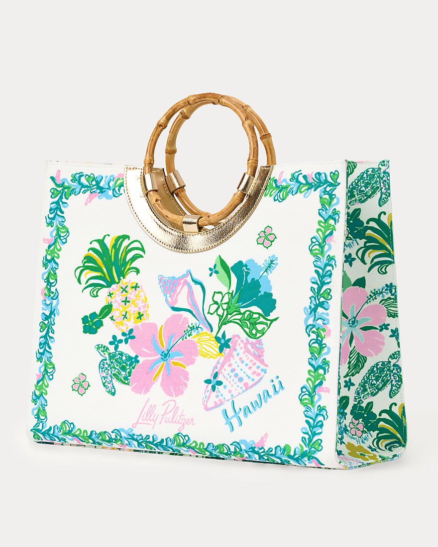Lilly Pulitzer - Oasis Canvas Tote - Multi Hawaii Destination