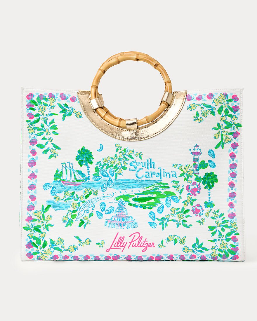 Lilly Pulitzer - Oasis Canvas Tote - Multi South Carolina Destination