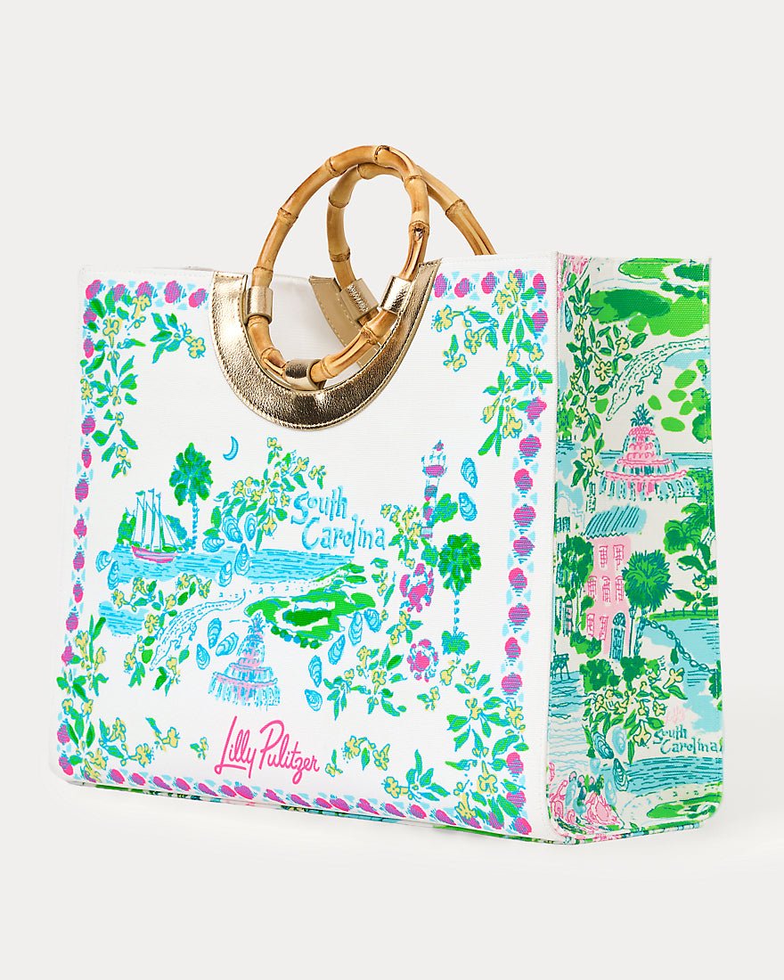 Lilly Pulitzer - Oasis Canvas Tote - Multi South Carolina Destination