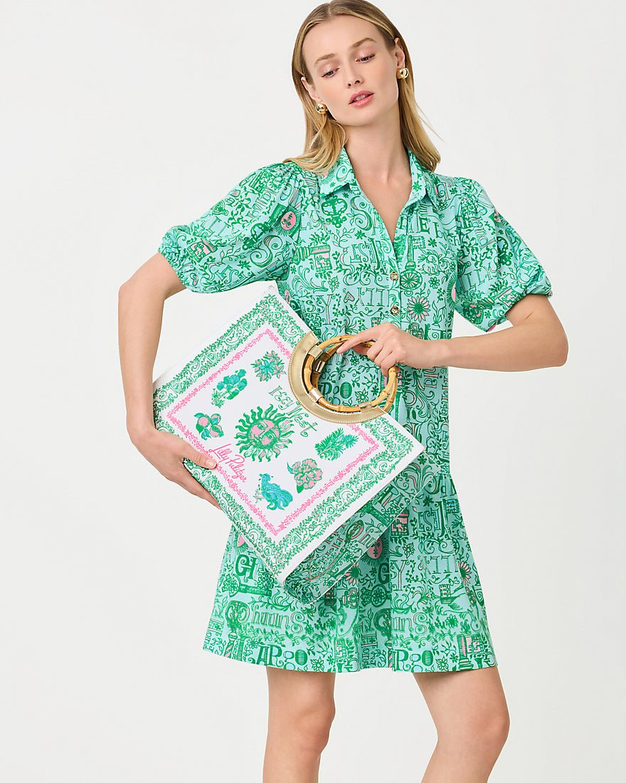 Lilly Pulitzer - Oasis Canvas Tote - Resort White Key West Destination