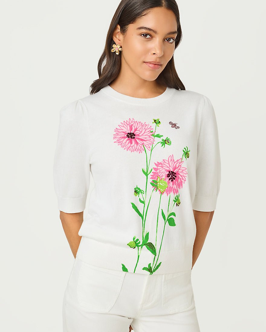 Lilly Pulitzer - Orton Sweater - Resort White Maryan