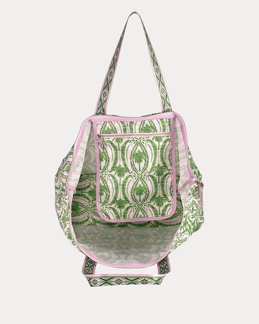 Lilly Pulitzer - Packable Tote - Coconut Textured Palm Stripe