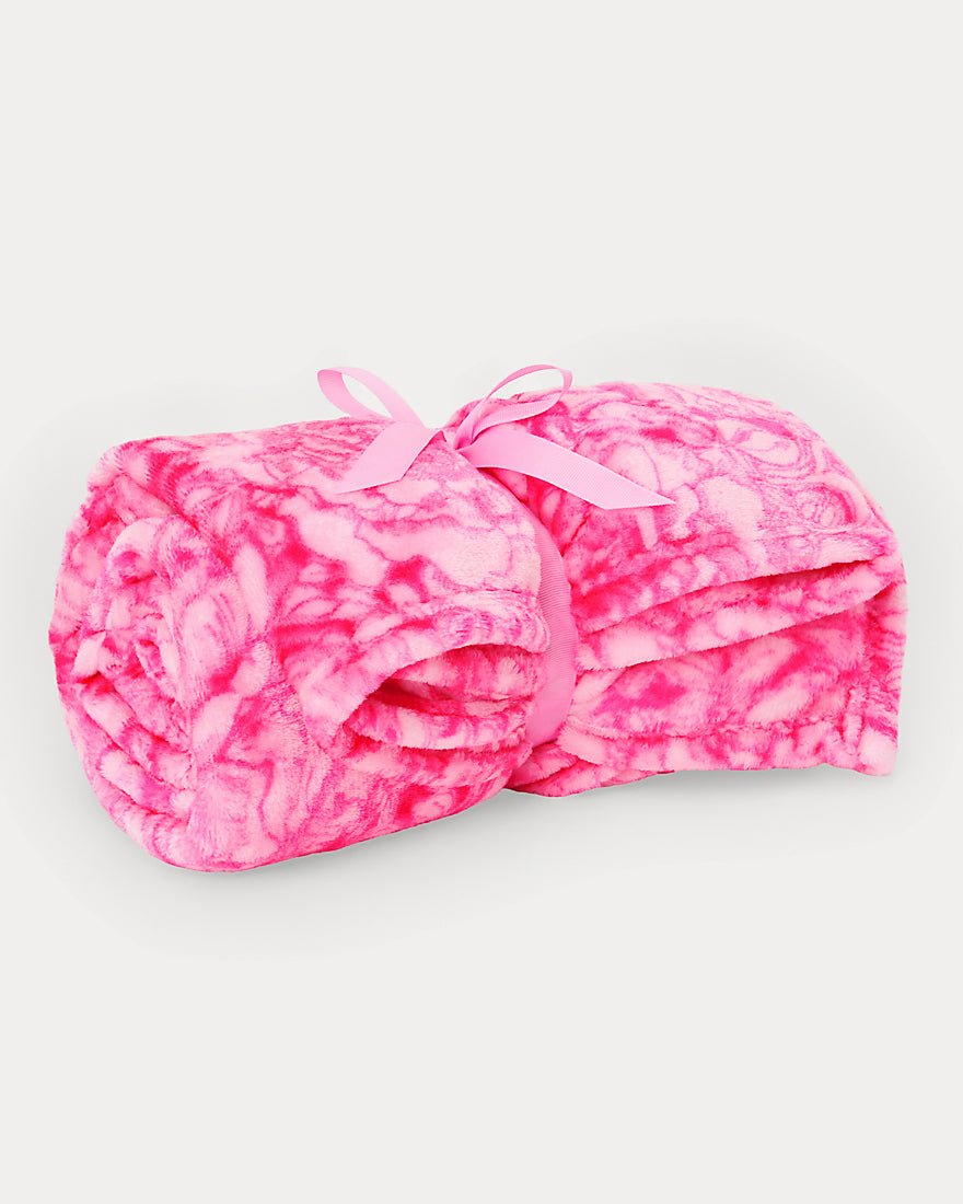 Lilly Pulitzer - Paradise Blanket - Pink Aster A Rose By Any Other Name