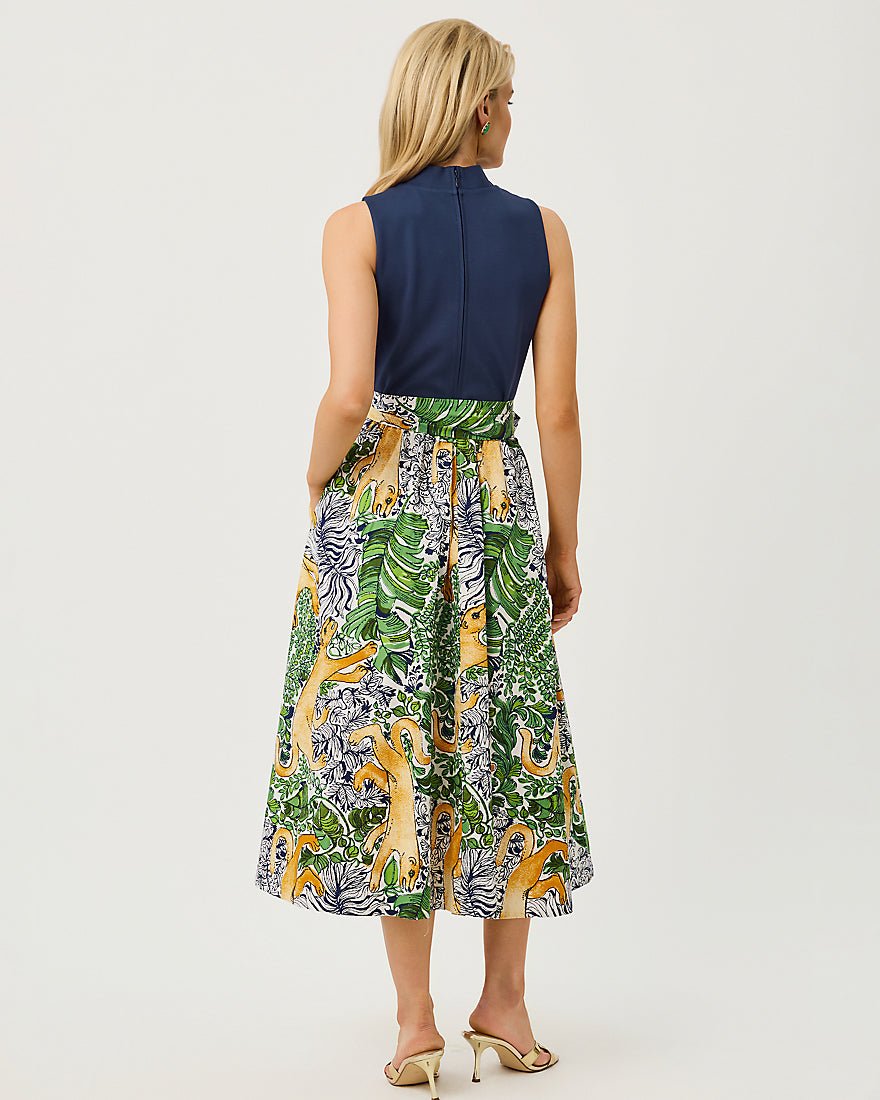Lilly Pulitzer - Prima Midi Dress - Multi Palm Prowl