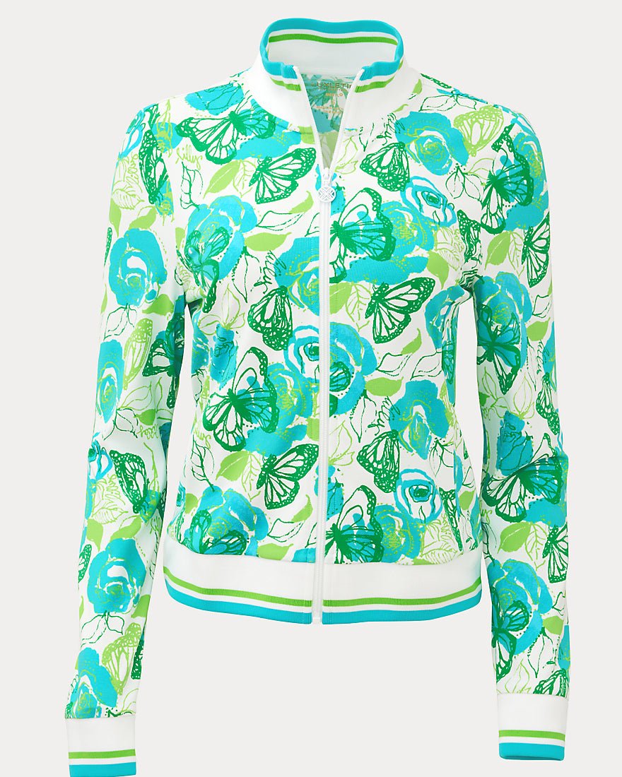 Lilly Pulitzer - Regate Jacket Upf 50 Plus - Resort White Monarch Rose