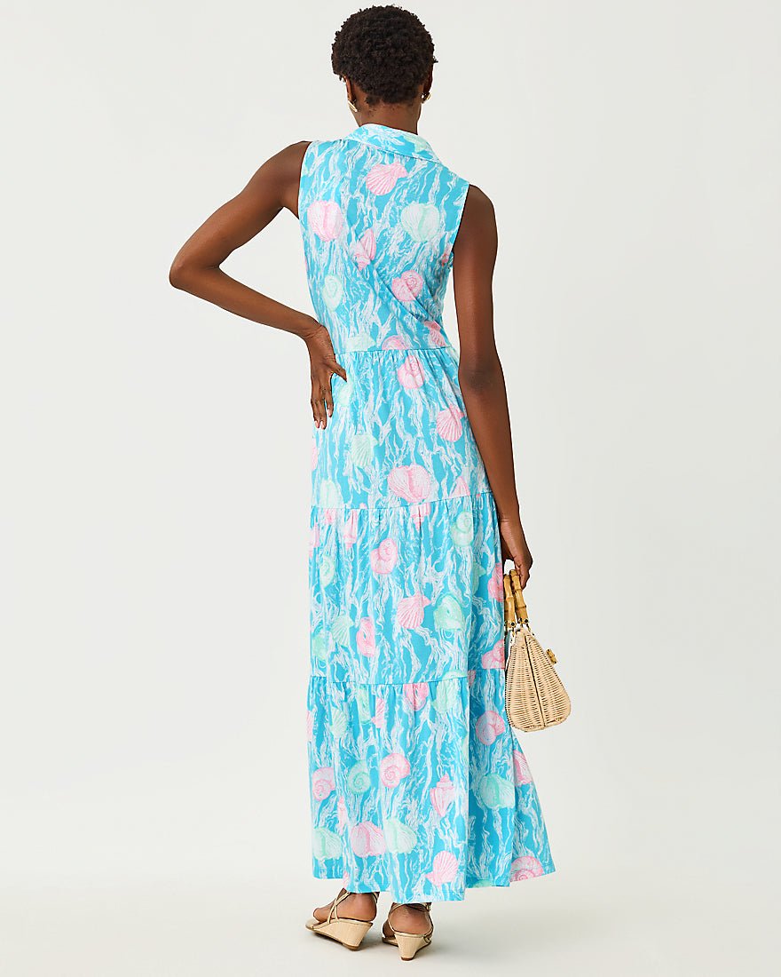 Lilly Pulitzer - Riegan Maxi Dress - Capri Blue Shelden