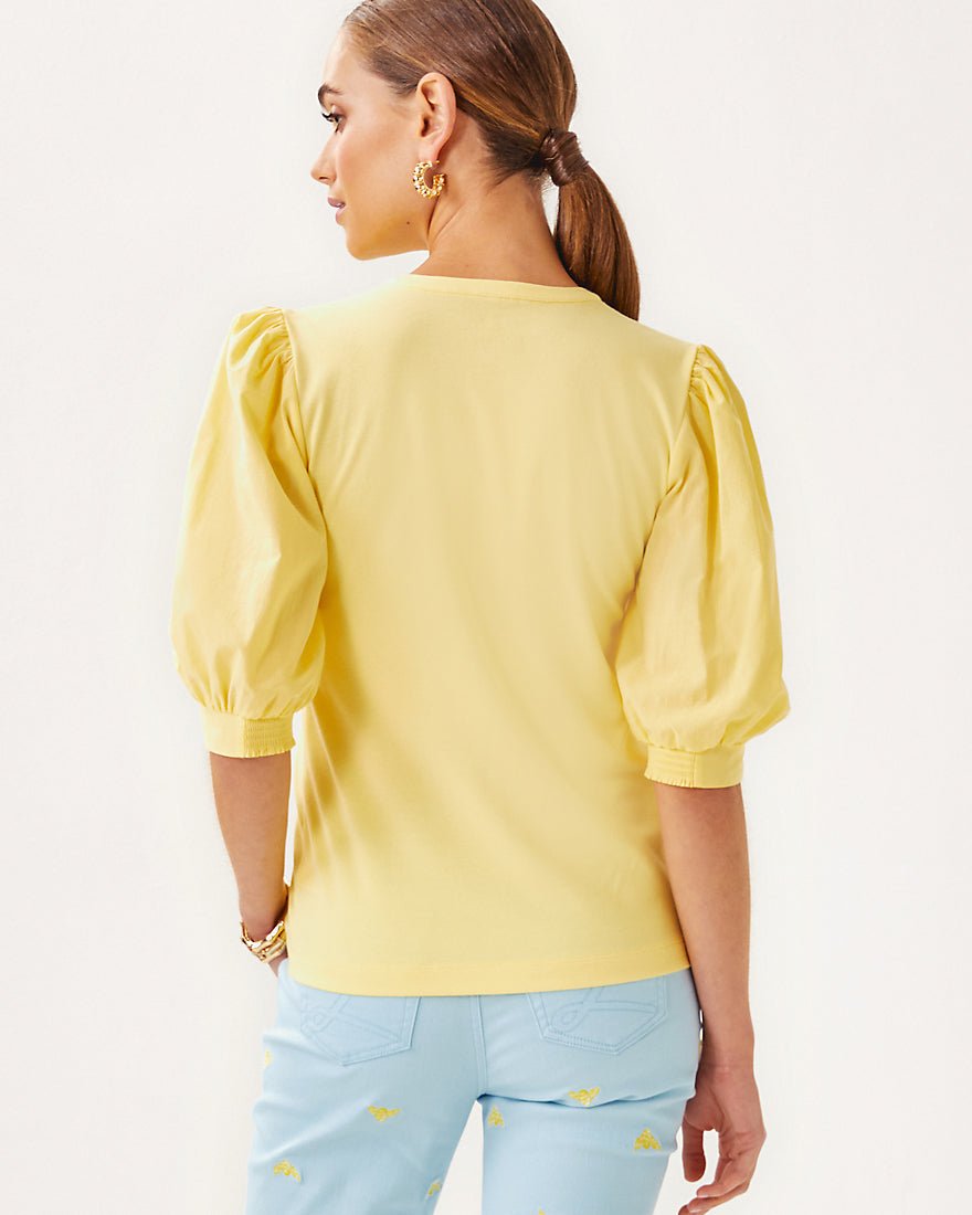 Lilly Pulitzer - Ronson Knit Top - Finch Yellow