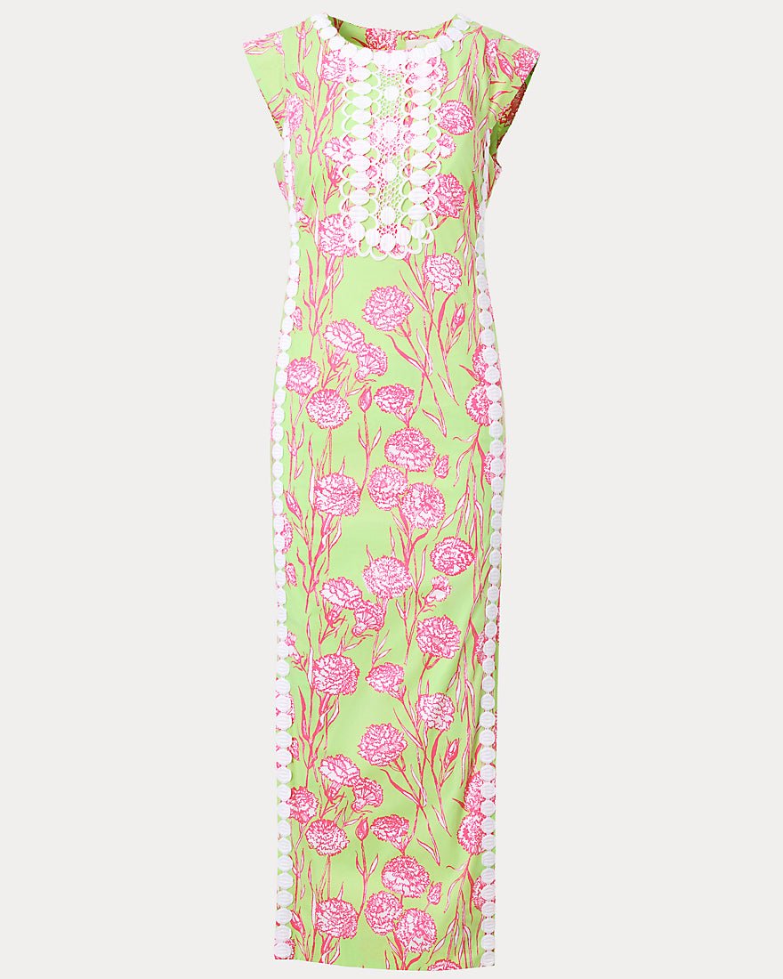 Lilly Pulitzer - Rosalena Stretch Maxi Shift Dress - Pistachio Macaron Alina