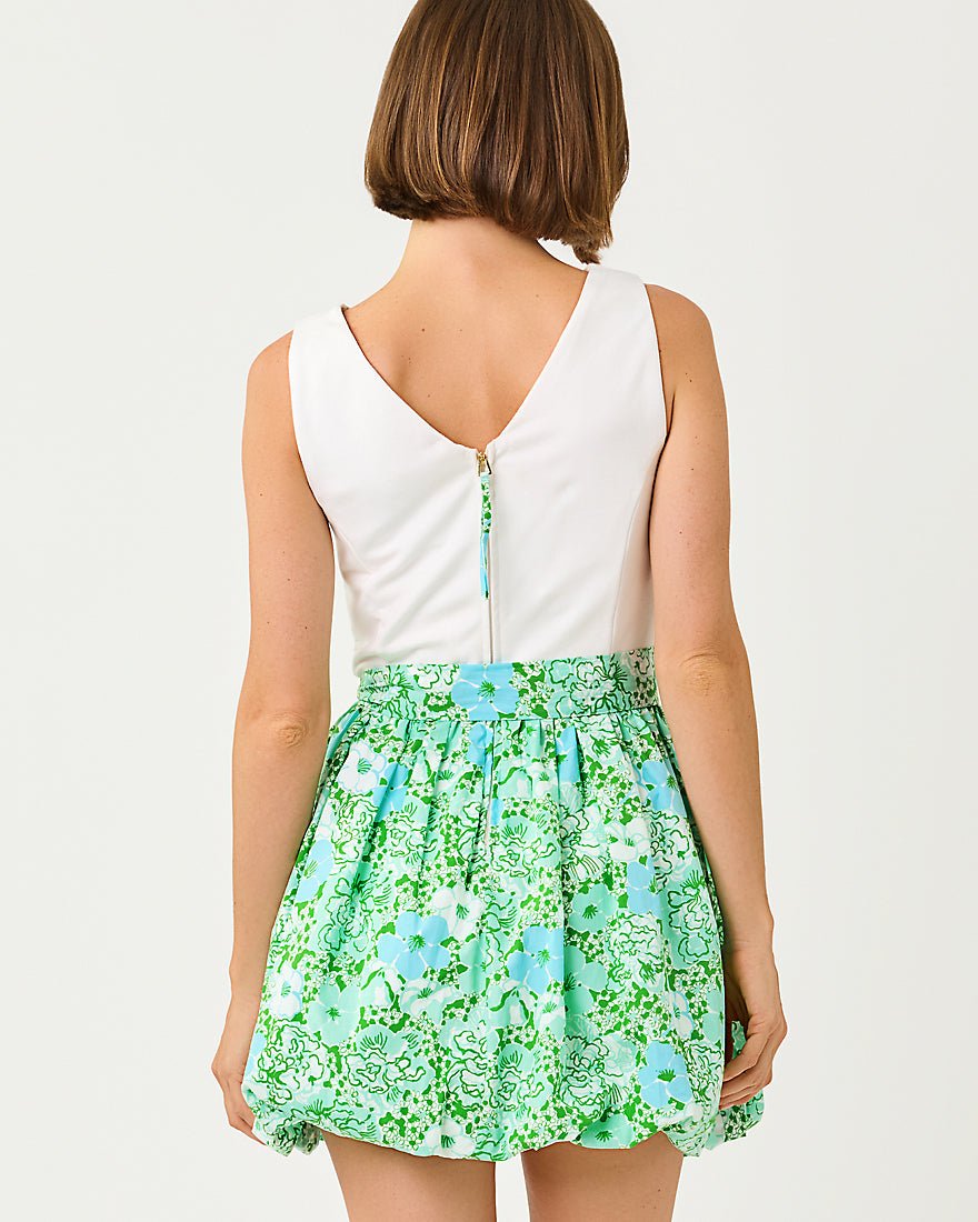 Lilly Pulitzer - Rosemary Skirted Romper - Mint Condition Burst Of Joy